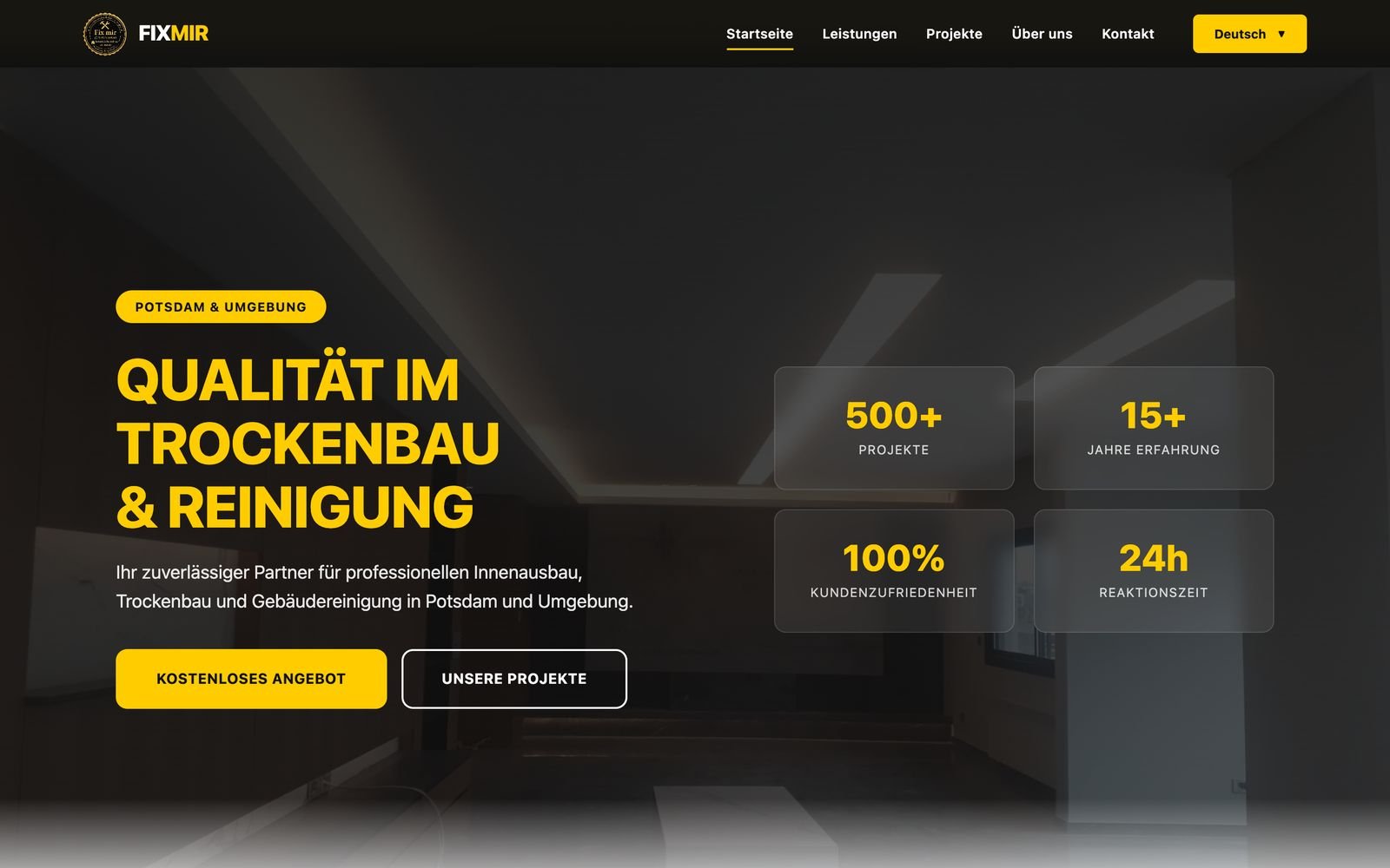 Fix Mir homepage at fixmir.de
